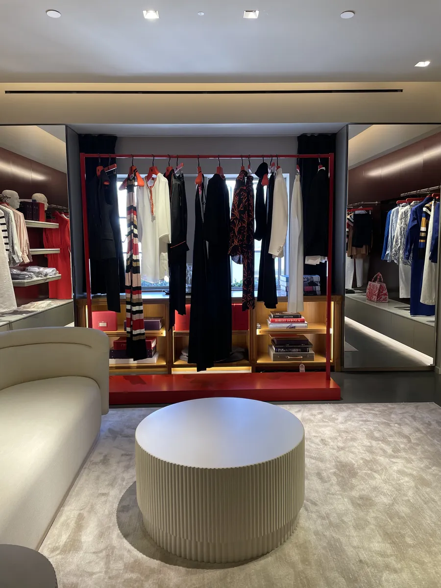 Boutique Interior with Custom Racks